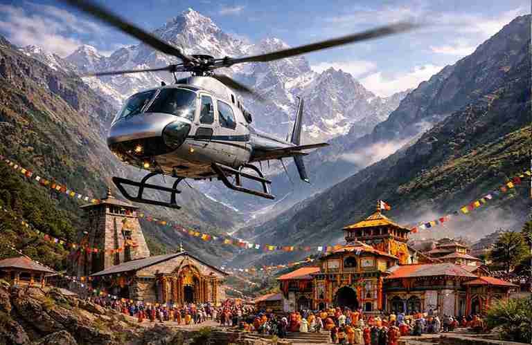 Do Dham Yatra by helicopter