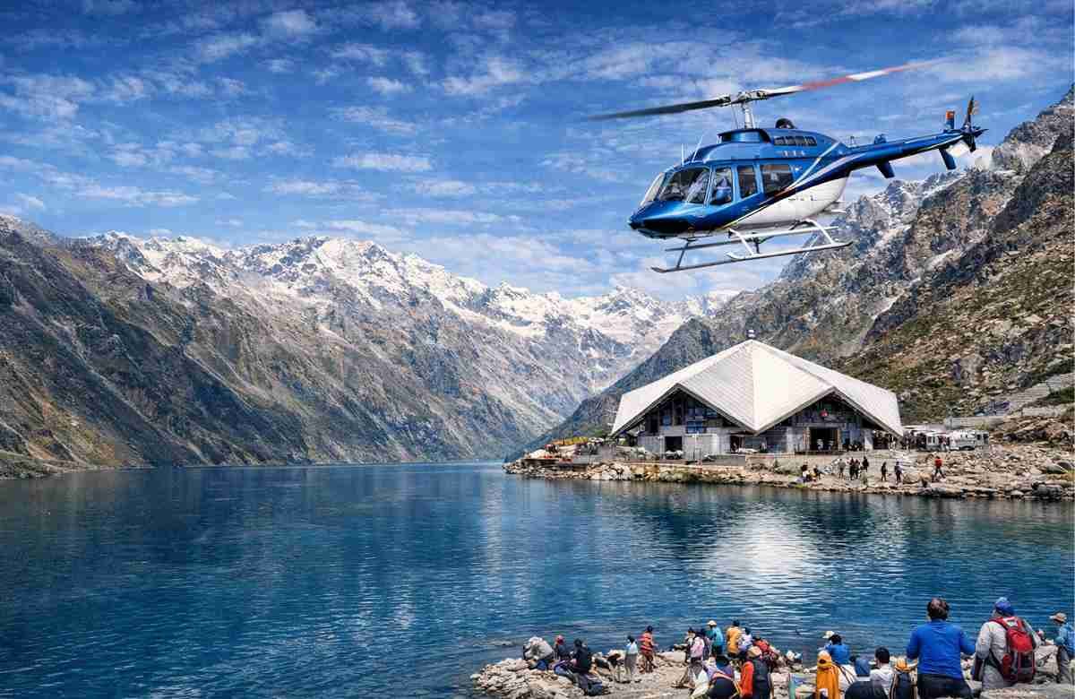 Hemkund Sahib Helicopter Tour 2026 from Dehradun to Ghangaria